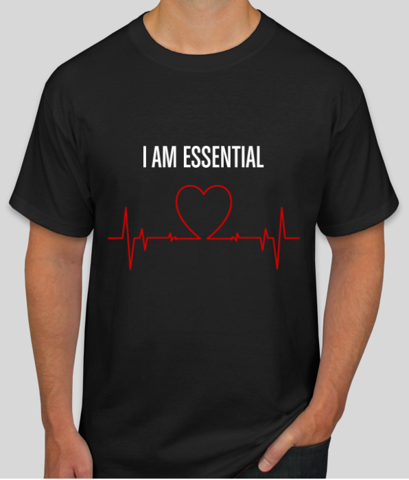 Essential Shirt Nurse Shirt Essential Worker Softstyle Unisex Tee Social Distancing v Emt Shirt I Am Essential Stay At Home 